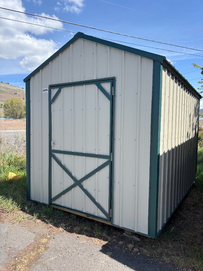 Sturdy Metal sided 8x12 Utility shed